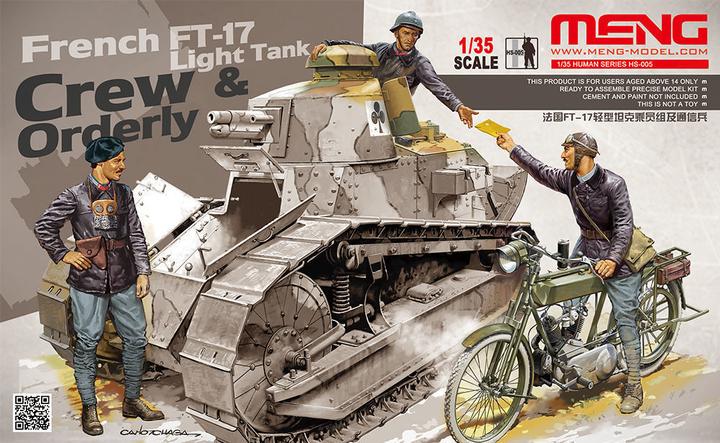 Produktbild Meng-Model French FT-17 Light Tank Crew & Orderly