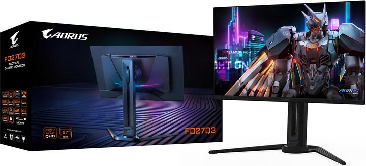Actual product image Gigabyte Aorus FO27Q3 (2560 x 1440 pixels, 27")