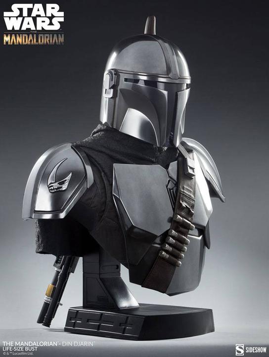 Image du produit Sideshow Star Wars The Mandalorian buste 1/1 The Mandalorian - Din Djarin 86 cm