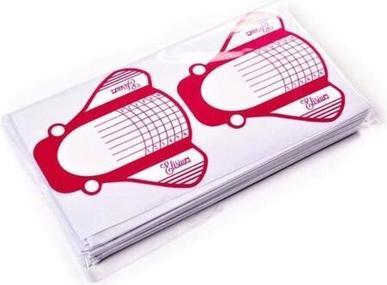 Elisium Paper Stencils For Nail Extensions 100Pcs.