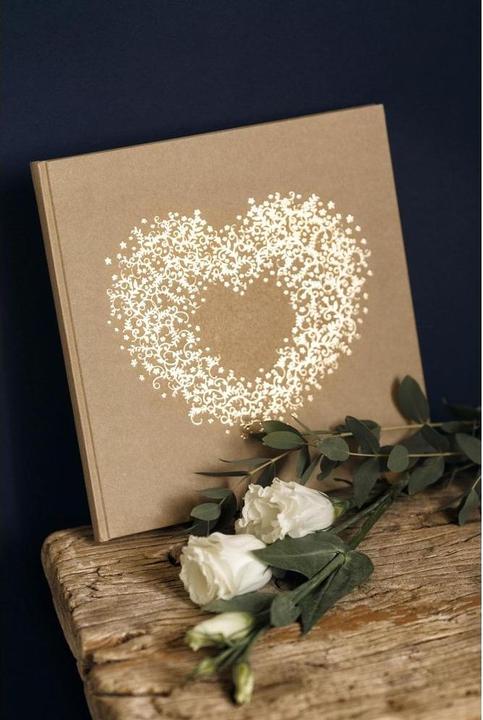 Image du produit Partydeco Livre d'or coeur (20,5 x 20,5 cm)