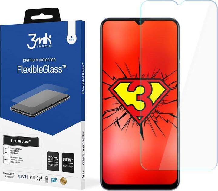 Produktbild 3MK FlexibleGlass Bildschirmschutz, Display Folie (1 Stück, Vivo Y72 5G)