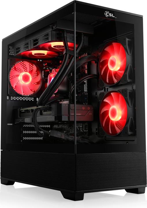 Actual product image CSL Gaming PC M12210H (AMD Ryzen 7 7800X3D, 32 GB, 2000 GB, Radeon RX 9070 XT)