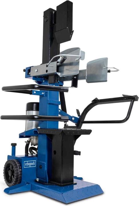 Actual product image Scheppach Holzspalter stehend 10T Spaltkraft inkl. patentierter Spalttechnik, schwenkbarem Tisch & Fahrvorric