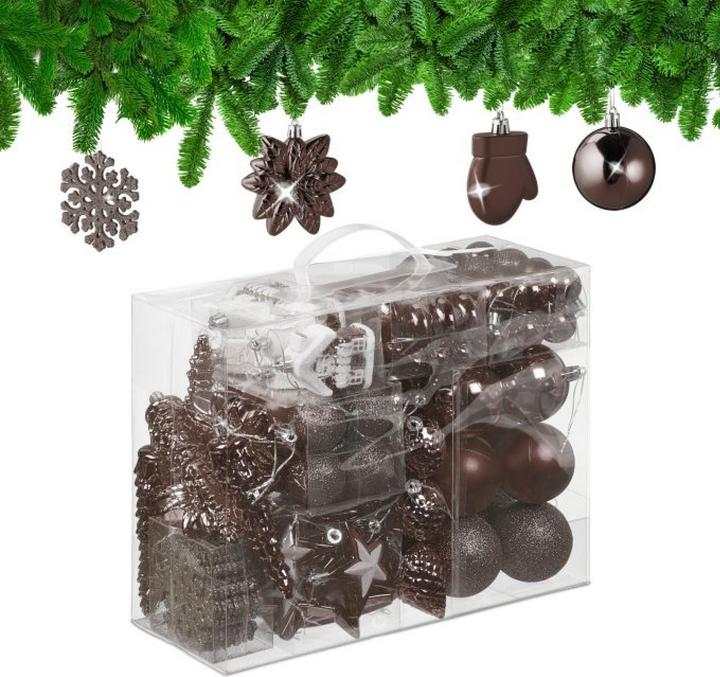 Actual product image Relaxdays christmas bauble (100 -part)