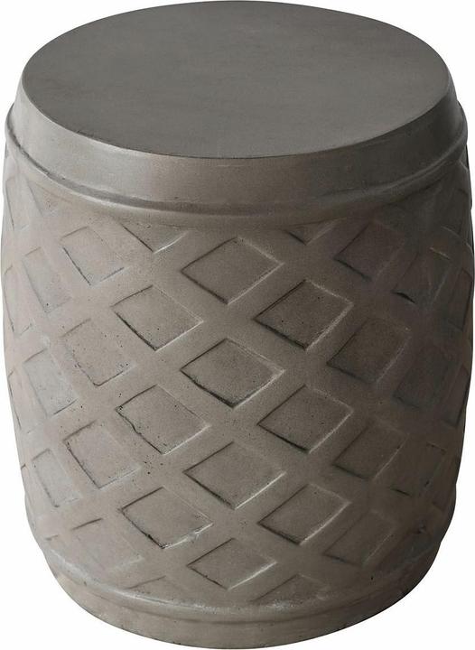 Produktbild Loberon Hocker Plévin grau