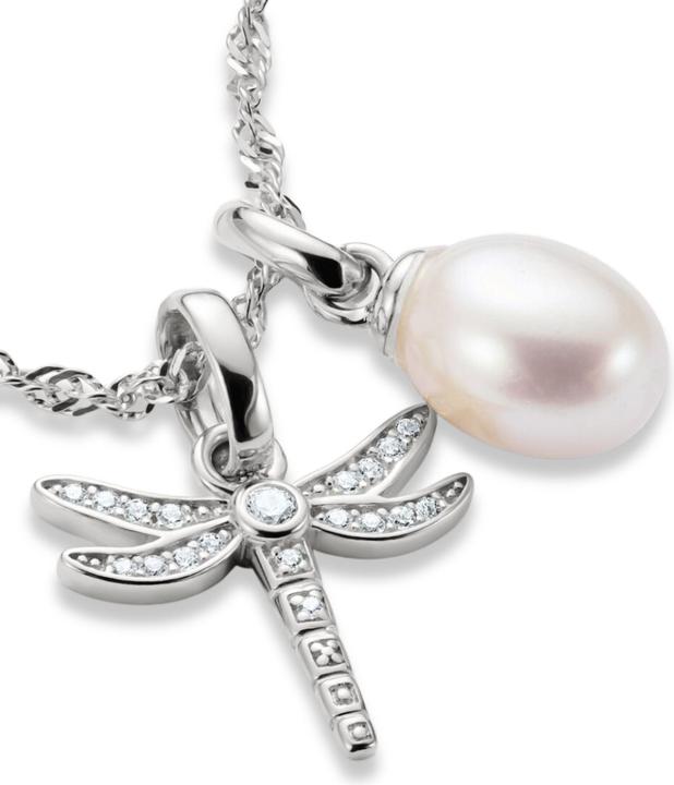 Immagine prodotto Thomas Sabo Charm-Anhänger Libelle mit Steinen Connect Silber (Argento)