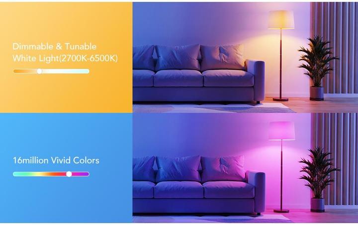 Actual product image Govee Smart Light Bulb (E27, 9 W, 1200 lm, 1 x, F)
