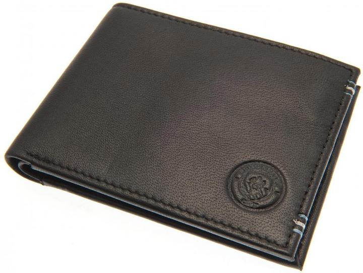 Manchester City F.C. Manchester City FC Leder Brieftasche Genäht