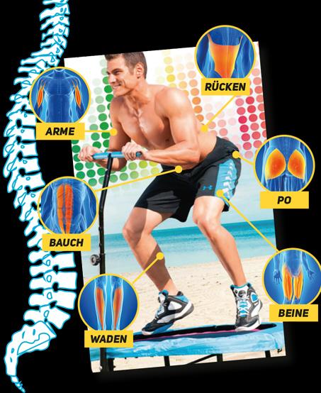Produktbild Miami Life Fitness Evolution Fitnesstrampolin (100 cm)
