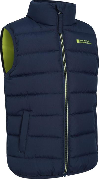 Actual product image Mountain Warehouse Childrens/Kids Rocko Plain Padded Gilet (140)