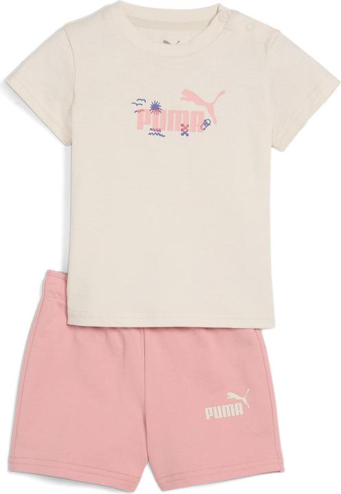 Actual product image Puma MINICATS SANDY ADVENTURES Tee and Shorts Set INF (104)