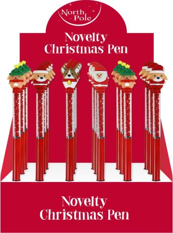 Produktbild Clairefontaine Set mit Kugelschreibern, mit Topper, Weihnachten Fantasie, - Sortierung