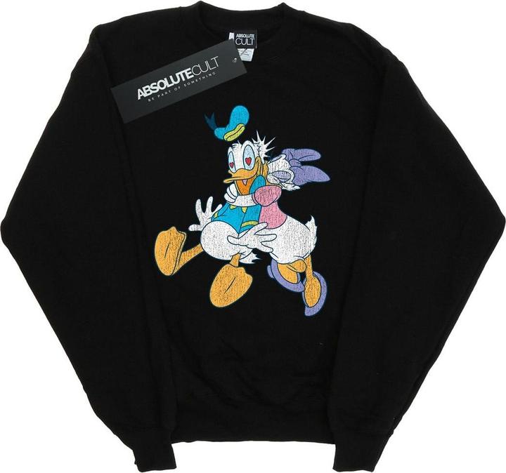 Disney Donald And Daisy Duck Kiss Sweatshirt Mädchen