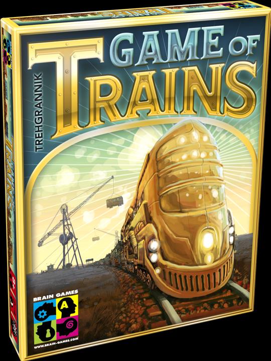 Actual product image Brain Games Board Game Game Of Trains (English)