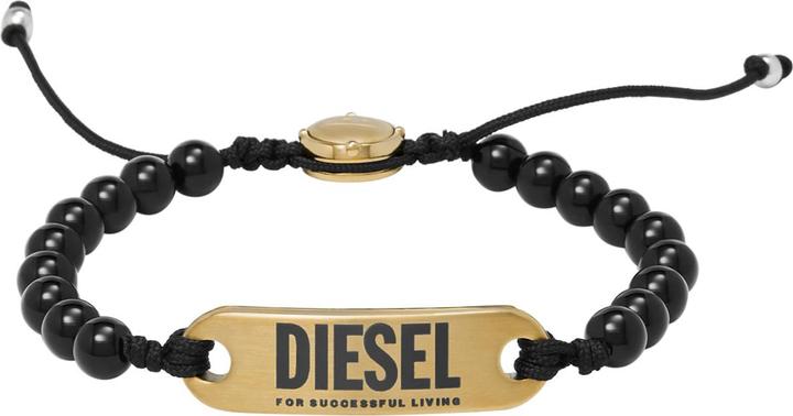 Immagine prodotto Diesel Perline (25 cm, Acciaio inossidabile, Tessuto, Agata)