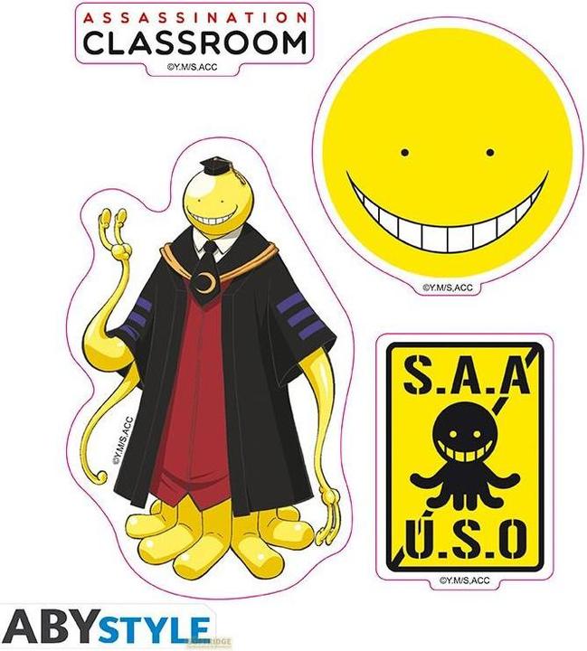 Produktbild ABYstyle ASSASSINATION CLASSROOM - Stickers - 16x11cm 2 sheets - Koro X5