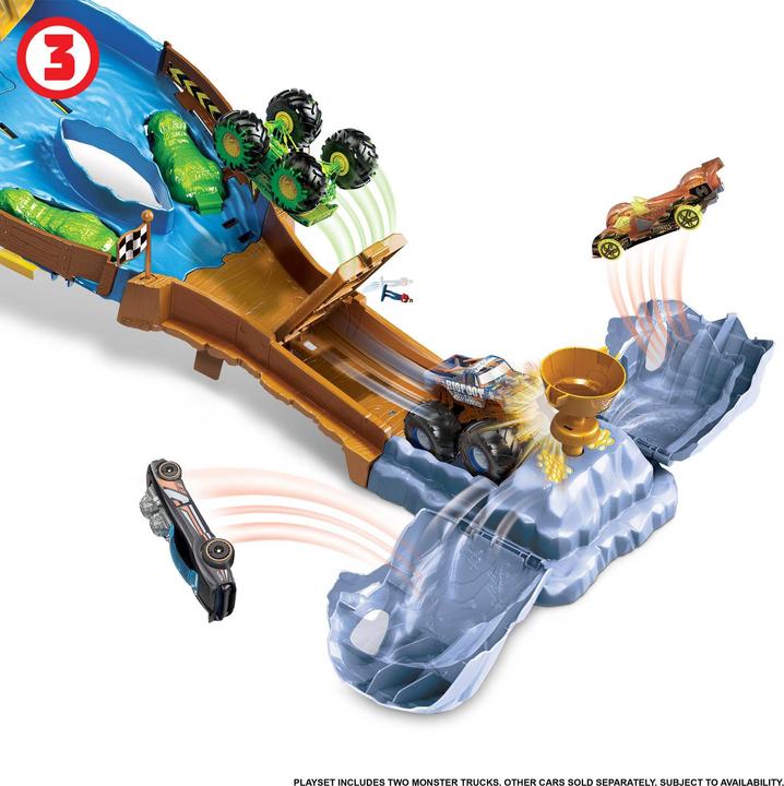 Actual product image Mattel Monster Trucks Competition Race Track (SIOC)