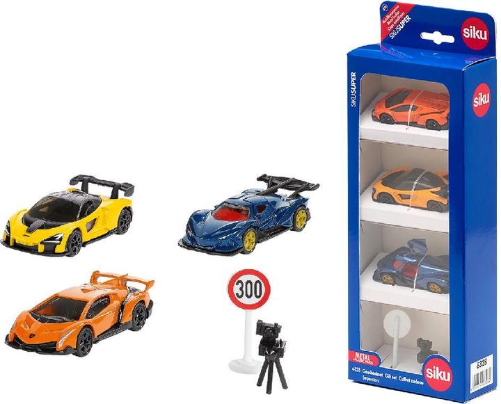 Actual product image Siku Supercars gift set
