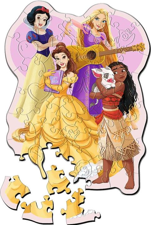 Actual product image Trefl Wooden Puzzle Junior 50 - Disney Princess (50 pieces)