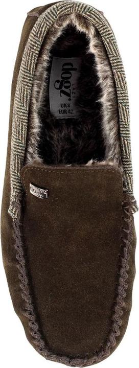 Actual product image Lazy Dogz Mens Worley Suede Slippers (41)