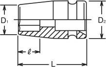 Productafbeelding Koken Impact douille 14401M (30 mm)