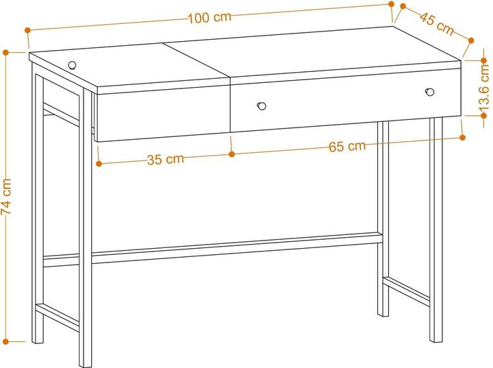 Actual product image Kalune Design Drew (100 x 45 x 74 cm)
