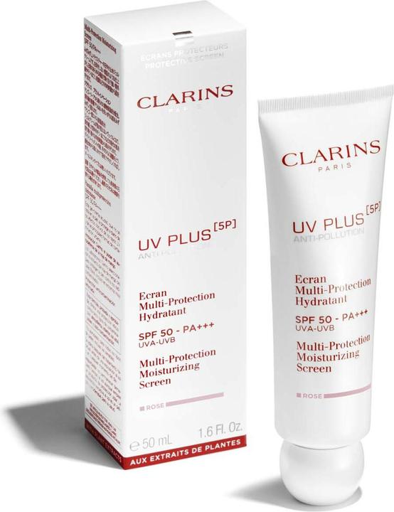 Produktbild Clarins UV Plus 5P Multi-Protection Moisturizing Screen (Sonnencreme Gesicht, SPF 50, 50 ml)