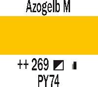 Produktbild Amsterdam Acrylfarbe Standard Series 269 (Azogelb Mittel, 120 ml)