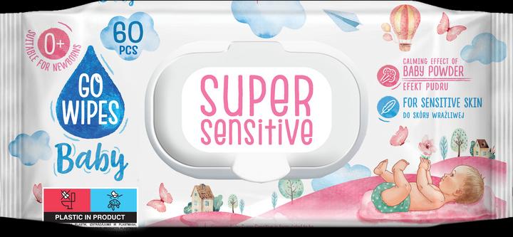 Gowipes SUPER SENSITIVE Baby-Feuchttücher mit Reismilch 14x60Stk Baby-Feuchttücher