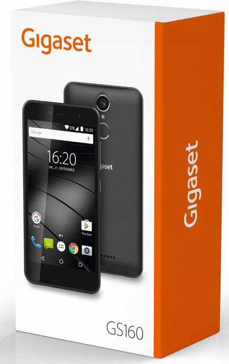 Immagine prodotto Gigaset Gs160 (16 GB, Nero, 5", Doppia SIM Ibrida, 13 Mpx, 4G)