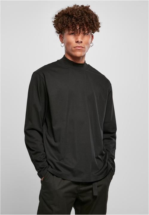 Actual product image Urban Classics Heavy Boxy Mock Neck Longsleeve - 16734 (5XL)