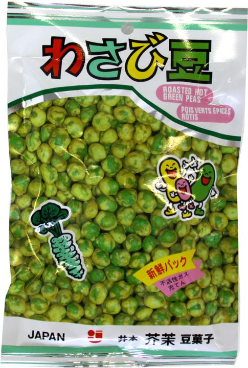 Produktbild Himoto Geröstete grüne Erbsen - scharf (140 g)