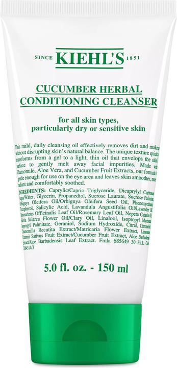Image du produit Kiehl's Cucumber Herbal Alcohol-Free Toner (tonique sans alcool à la citrouille) (Lait nettoyant, 150 ml)