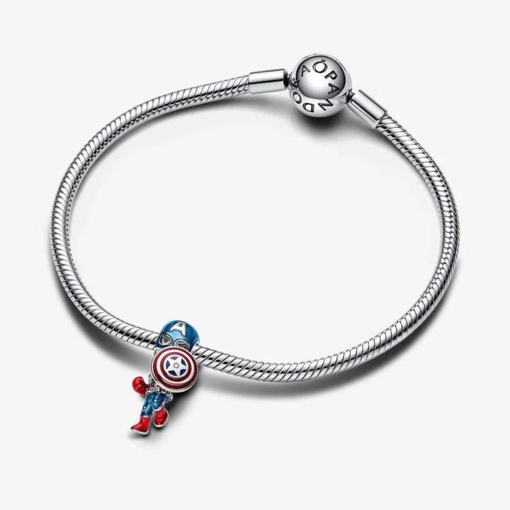 Immagine prodotto Pandora Capitan America (Argento 925, Smalto)