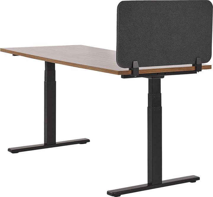 Image du produit Beliani Séparation de bureau gris foncé 72 x 40 cm WALLY (72 x 40 cm)