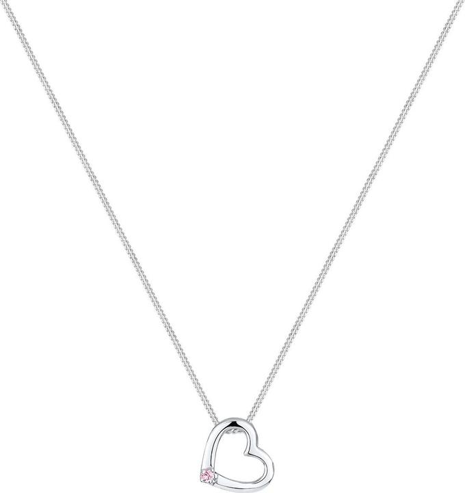 Immagine prodotto Elli Cuore (Argento 925, Cristallo di vetro, 45 - 55 cm)