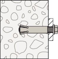 Actual product image Fischer Zykon internally threaded anchor FZA 14x60 M8 I (20 pcs.)