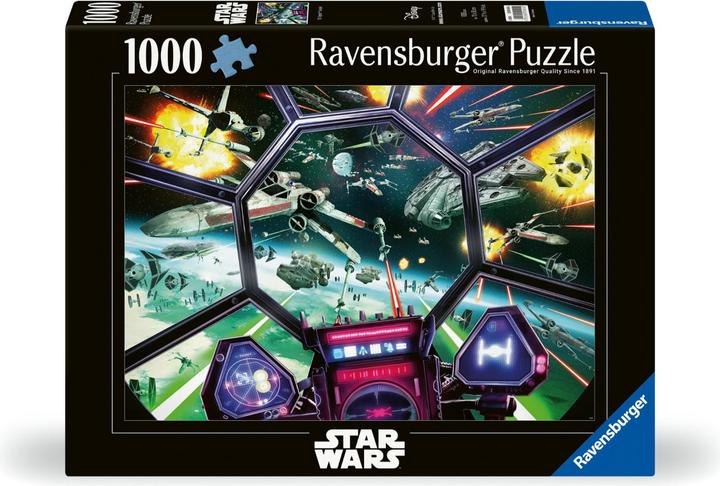 Image du produit Ravensburger Puzzle Star Wars Tie Fighter Cockpit, 1000 pièces. (1000 pièces)