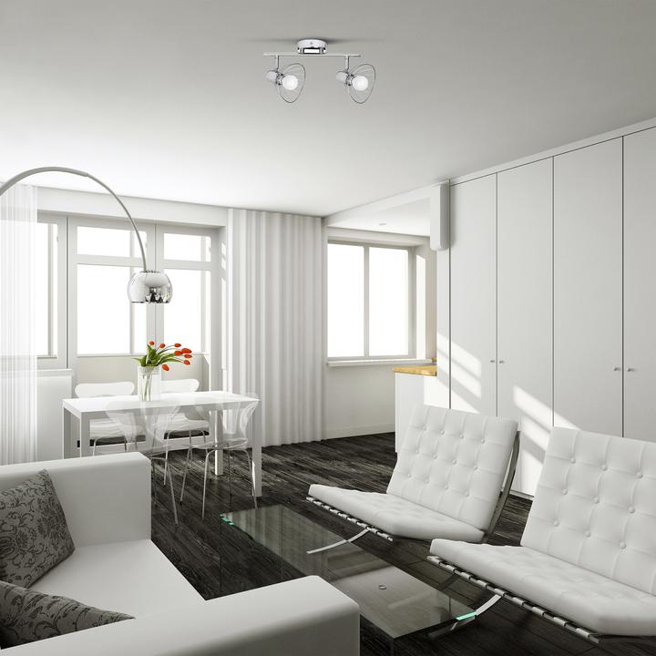 Actual product image Activejet GIZEL double lubinis laikiklis wall light strip chrome E14 wall lamp skirta living room (30.50 cm, Indoor)