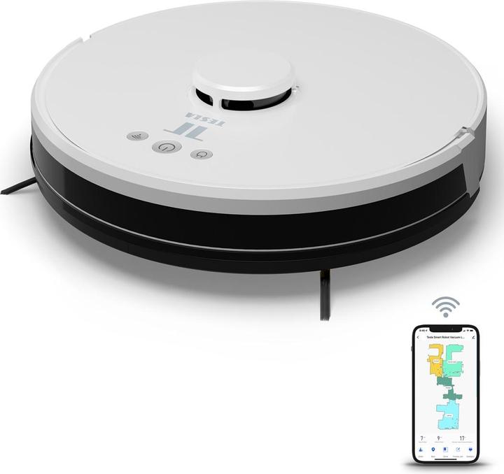 Image du produit Tesla robot vacuum cleaner robot vacuum laser (Robot d'aspiration et de nettoyage)
