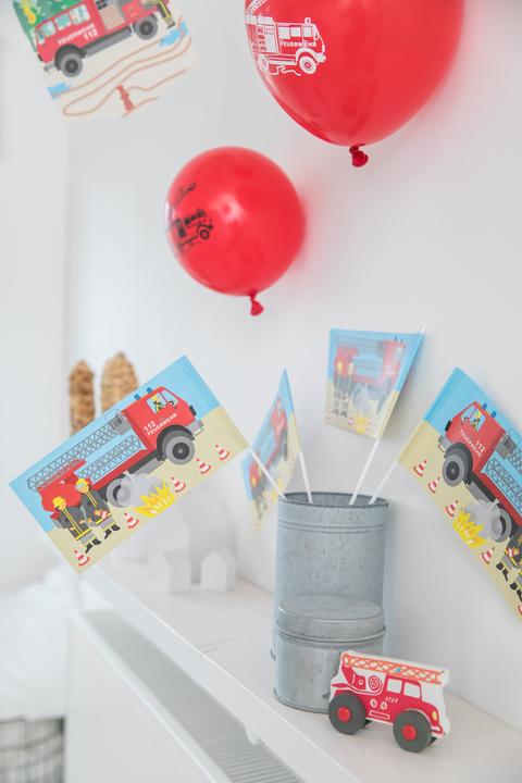 Produktbild DH-Konzept Luftballons Feuerwehr (8 x)