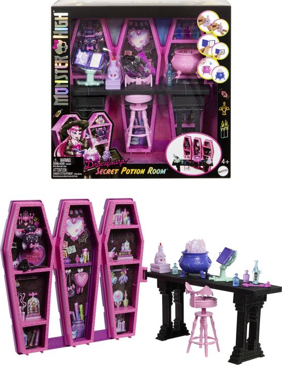 Immagine prodotto Monster High Playset della stanza delle pozioni segrete di Draculaura