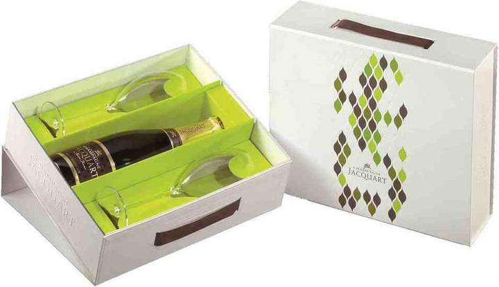 Image du produit Jacquart Champagne Brut Mosaïque avec 2 verres de 28 cl (1 x 75 cl)