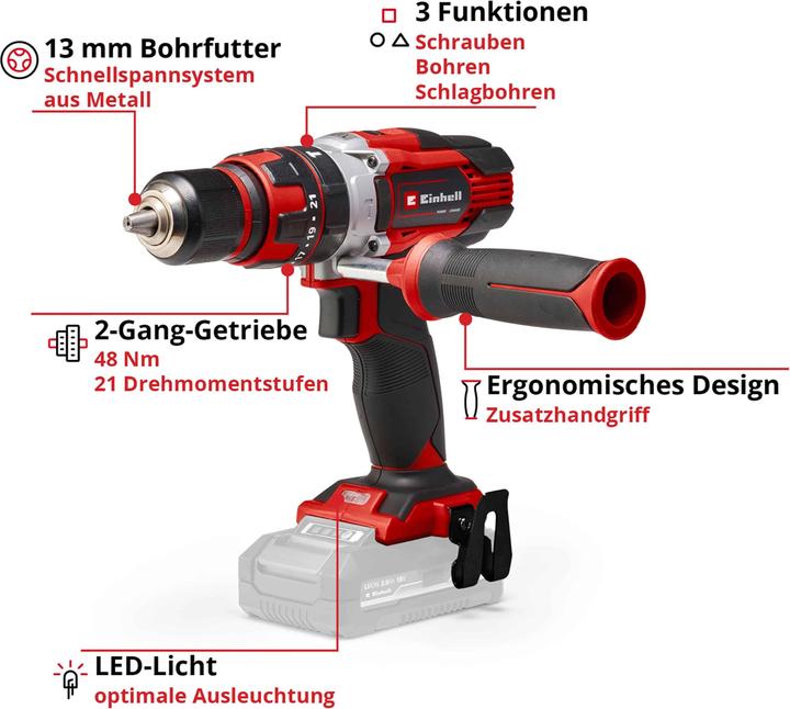 Produktbild Einhell TE-CD 18/48 Li-i-Solo (Akkubetrieb)