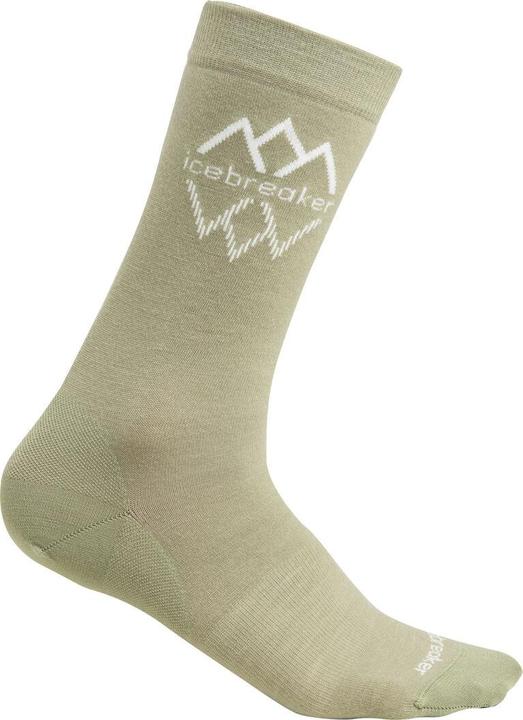 Icebreaker Women Merino Lifestyle Fine Gauge Crew Logo Reflections