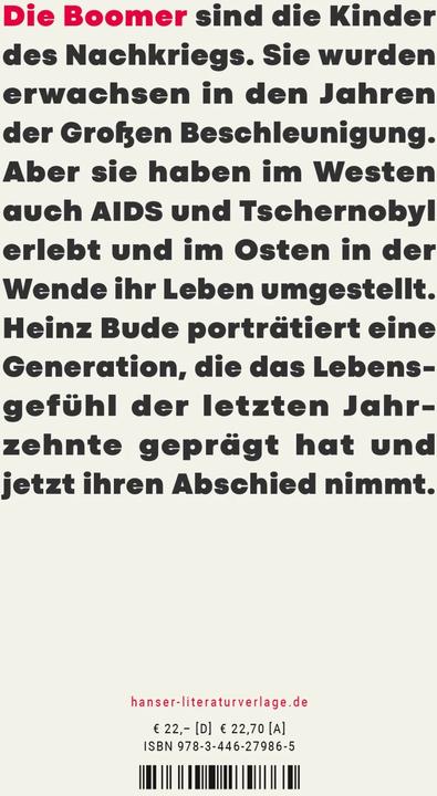 Actual product image Abschied von den Boomern (German, Heinz booth, 2024)