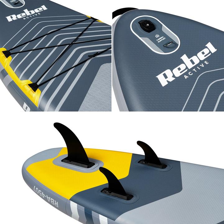 Actual product image Rebel SUP BOARD ACTIVE RBA-4507 - grey