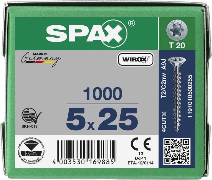 Actual product image Spax Chipboard screws (1000 Screws per piece)