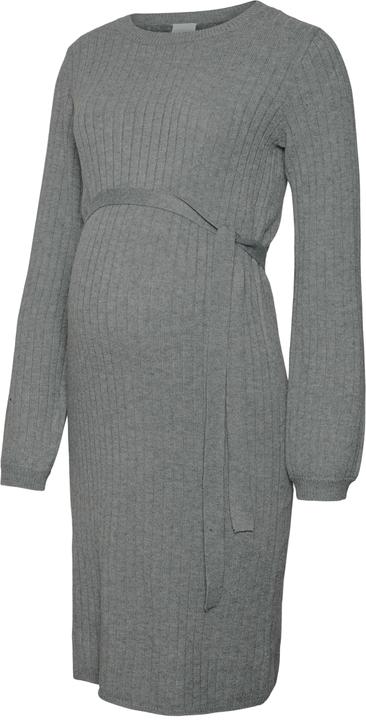 Immagine prodotto Mamalicious Vestibilità regolare Scollo rotondo Polsini a coste Maniche a palloncino Abito corto Abito in maglia (XL)